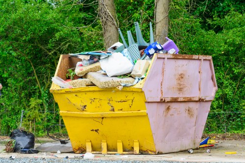 Professional team clearing a house in Edmonton